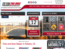 Tablet Screenshot of folsomtirepros.com